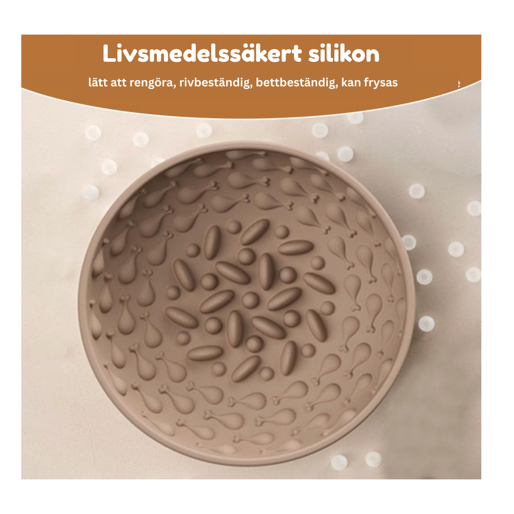 NordicPaws™ Slickmatta (Slickskål) - Lugn & kontrollerad matning för din hund 🐶