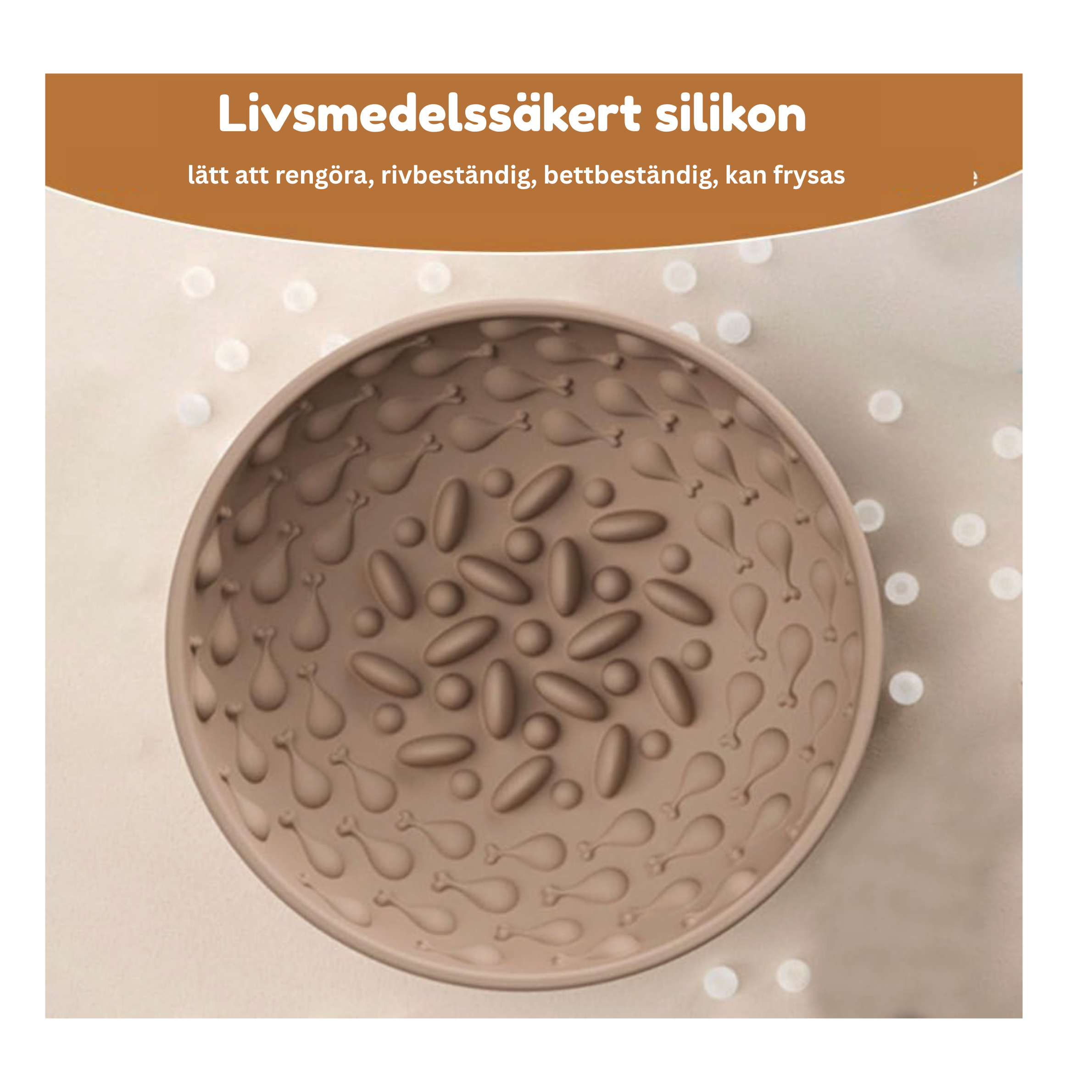 NordicPaws™ Slickmatta (Slickskål) - Lugn & kontrollerad matning för din hund 🐶