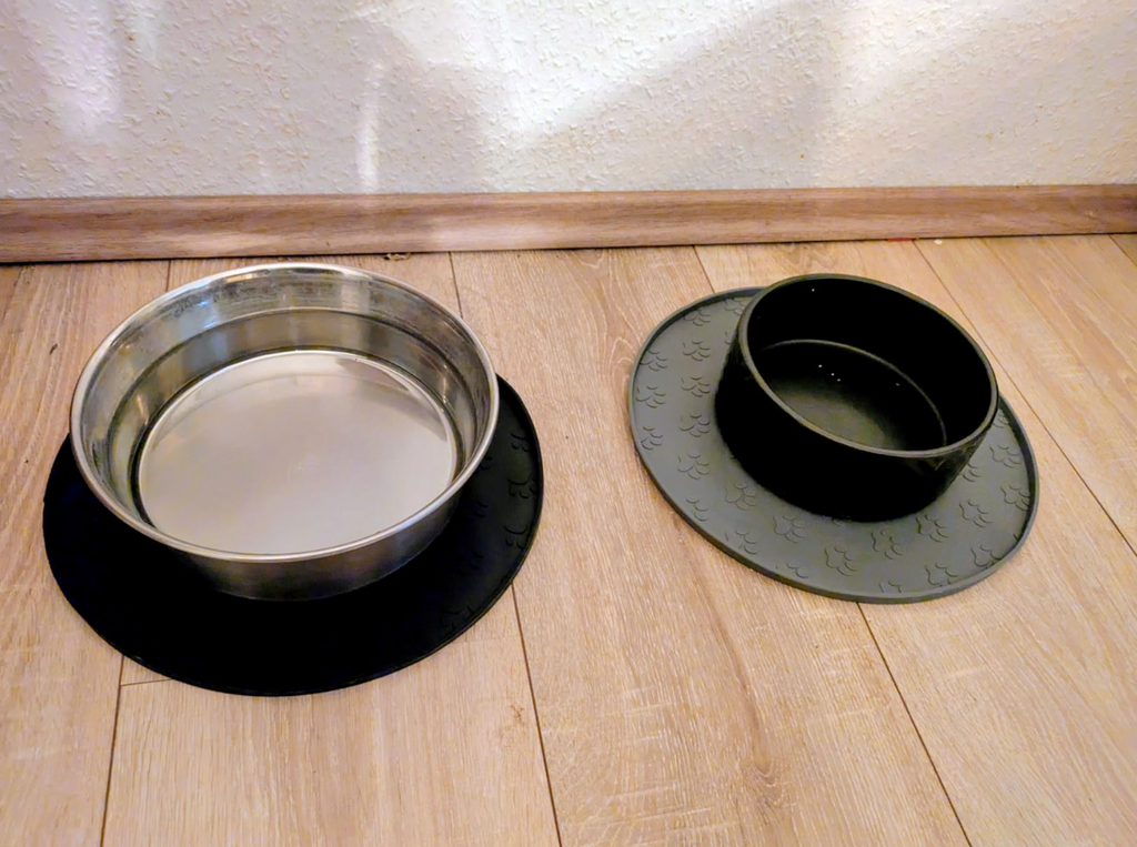 Silikonmatta för matplats - 2 stycken, rund